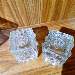 crystal candle holder